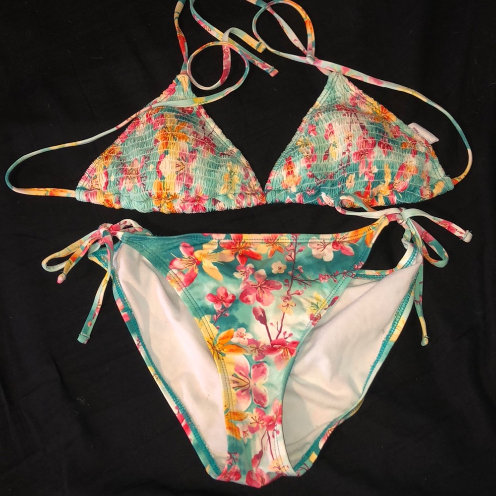 Candies floral bathing suit
